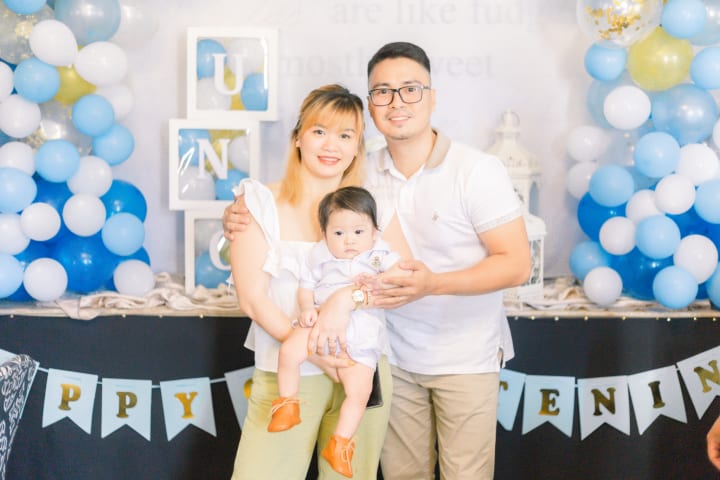 Uno's baptismal photo
