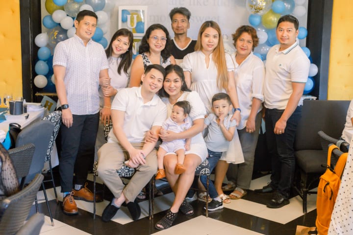 Uno's baptismal photo