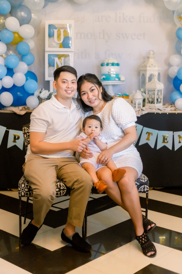 Uno's baptismal photo