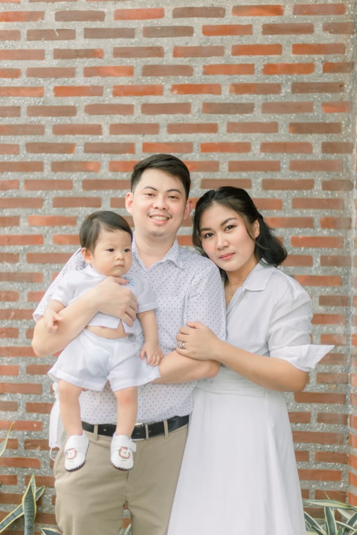 Uno's baptismal photo