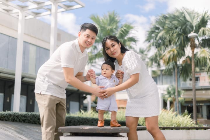 Uno's baptismal photo