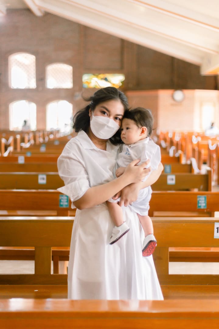 Uno's baptismal photo