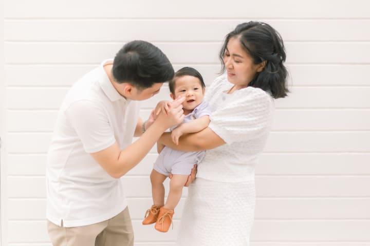 Uno's baptismal photo