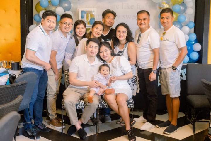 Uno's baptismal photo