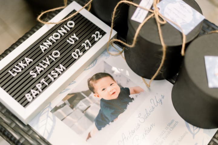Uno's baptismal photo