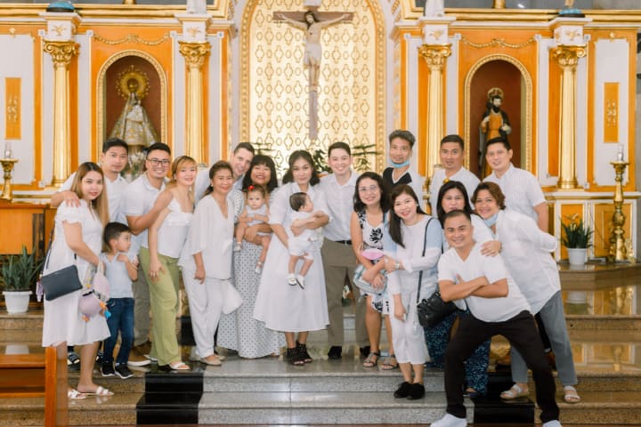 Uno's baptismal photo