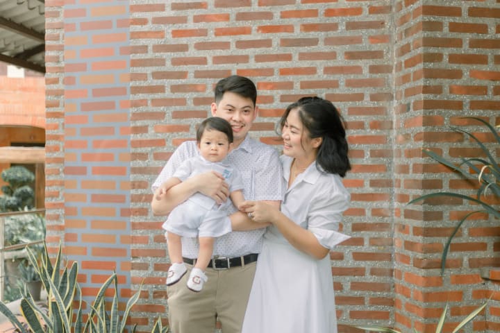 Uno's baptismal photo