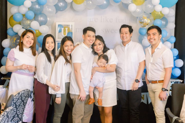 Uno's baptismal photo