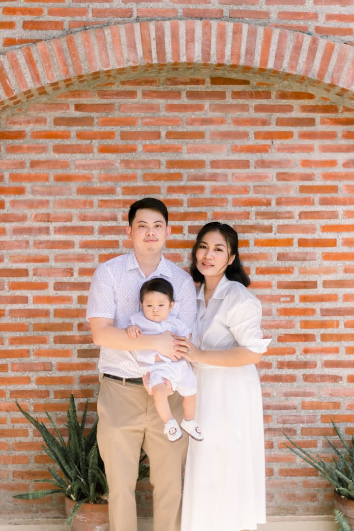 Uno's baptismal photo