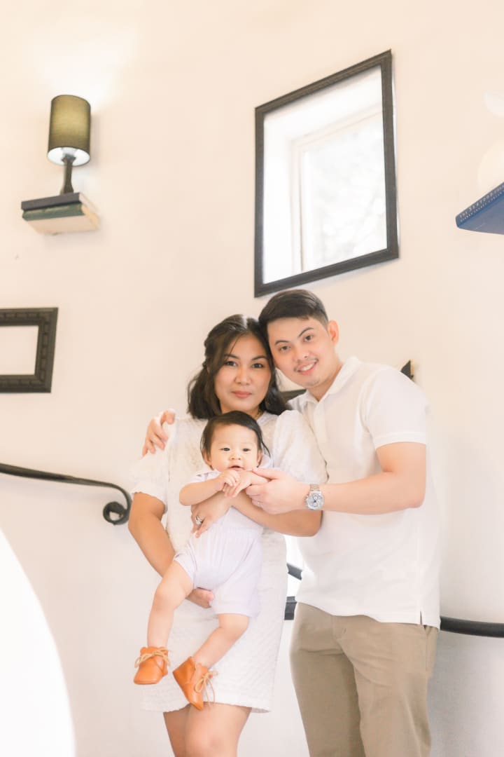 Uno's baptismal photo