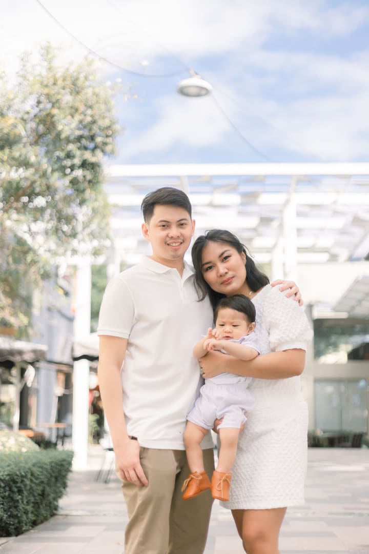 Uno's baptismal photo