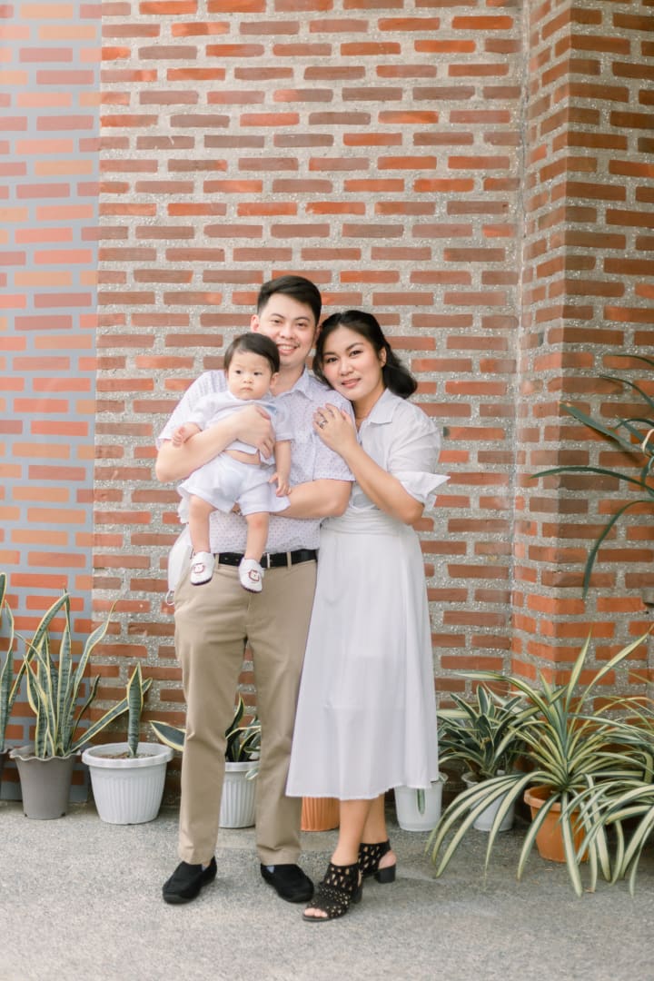 Uno's baptismal photo