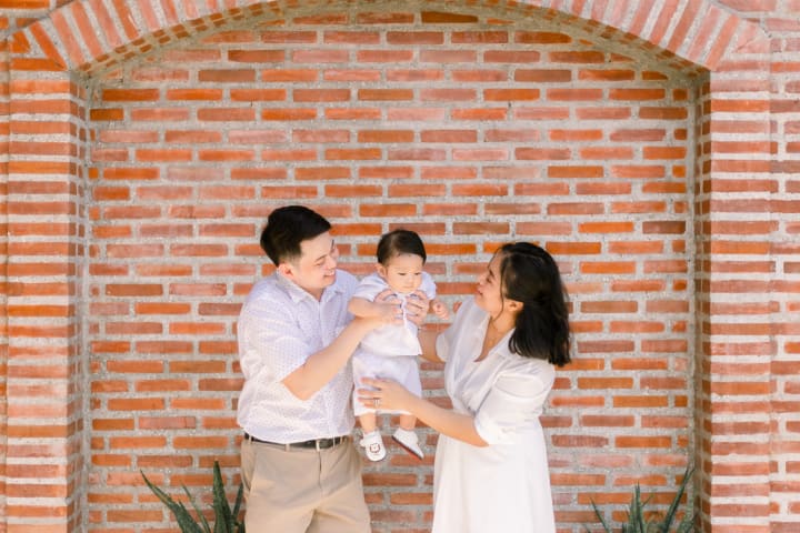 Uno's baptismal photo