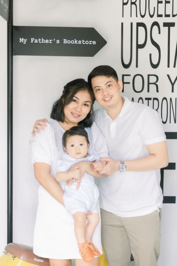 Uno's baptismal photo