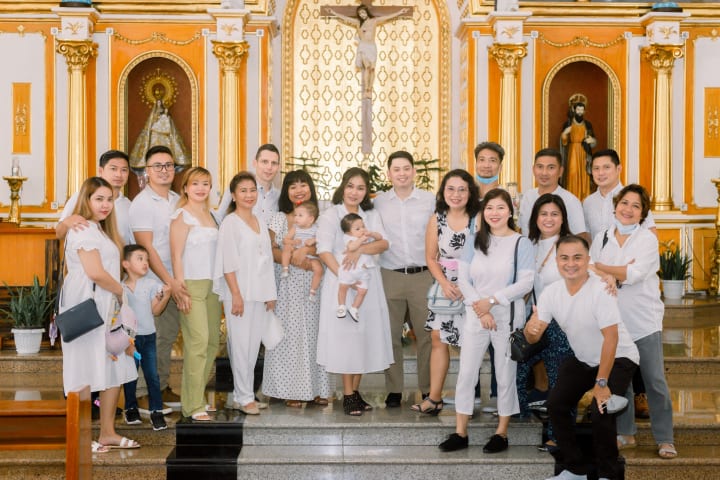 Uno's baptismal photo