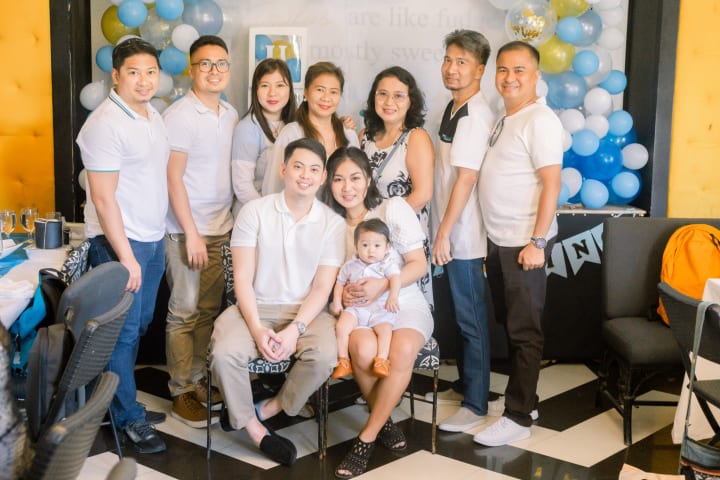 Uno's baptismal photo