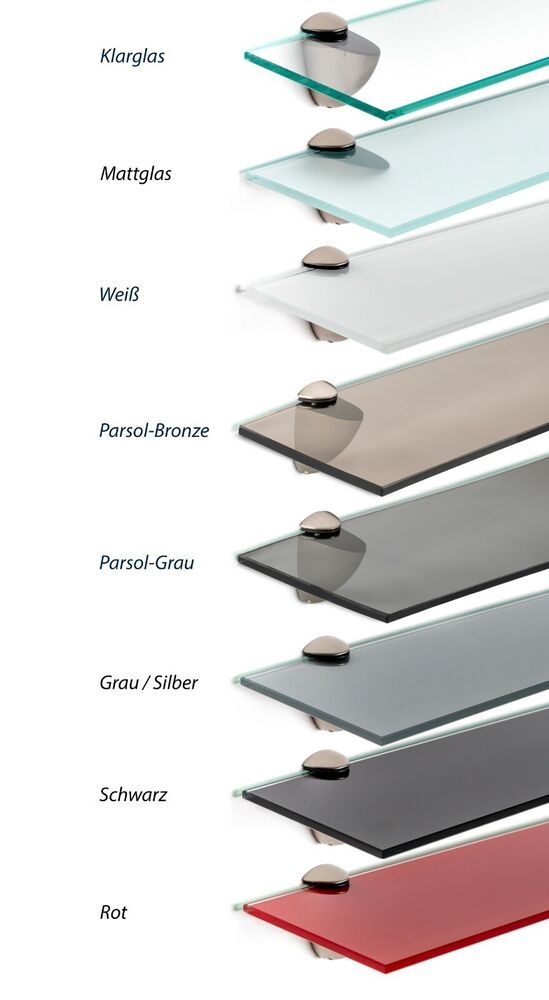 Floating Glass Wall Shelf