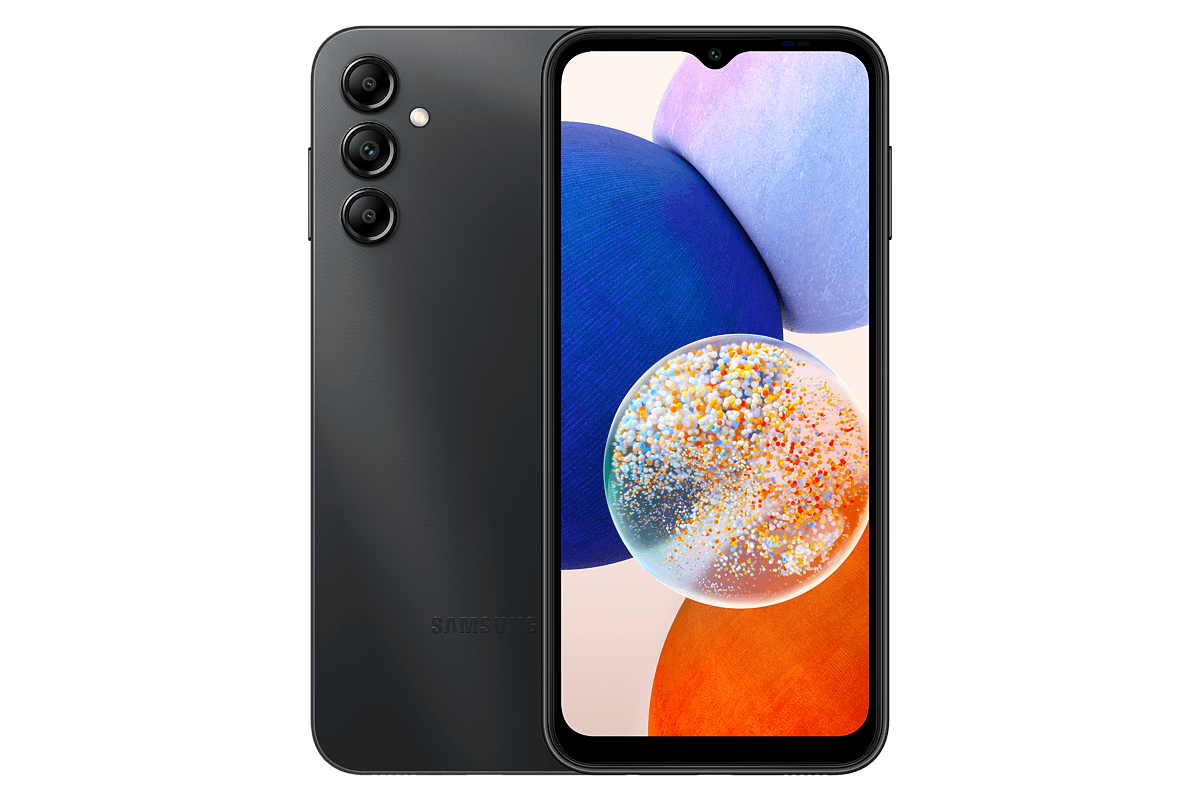 Celular Samsung Galaxy A14 5G (128GB/4GB) Negro – Confiabilidad y Velocidad a tu Alcance
