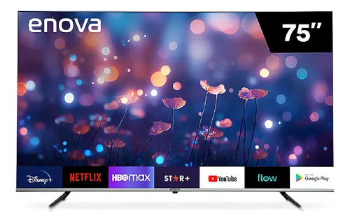 Enova 75" Android TV 4K – Control Monumental y Libertad Total