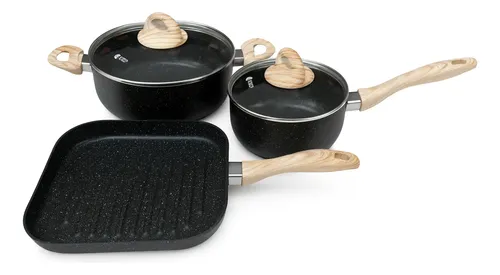 Juego de Ollas 5 Piezas Cook Pro Oryx (EKT0499B)