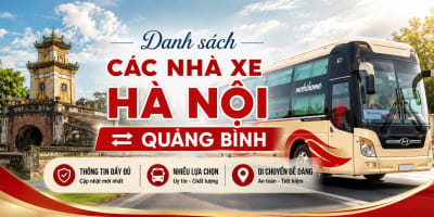 Danh sách các nhà xe Hà Nội – Quảng Bình