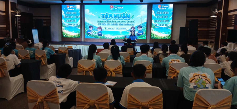 Ảnh: H.Đ Quang cảnh lớp tập huấn.