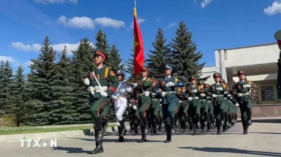 Sĩ quan Quân đội nhân dân Việt Nam. Ảnh minh họa: Tâm Hằng/TTXVN