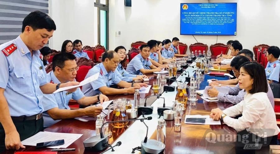 Qua thanh tra công tác tiếp công dân, giải quyết khiếu nại, tố cáo, Thanh tra tỉnh giúp các cơ quan, đơn vị chấn chỉnh, khắc phục các tồn tại để thực hiện đúng quy định của pháp luật - Ảnh: B.T