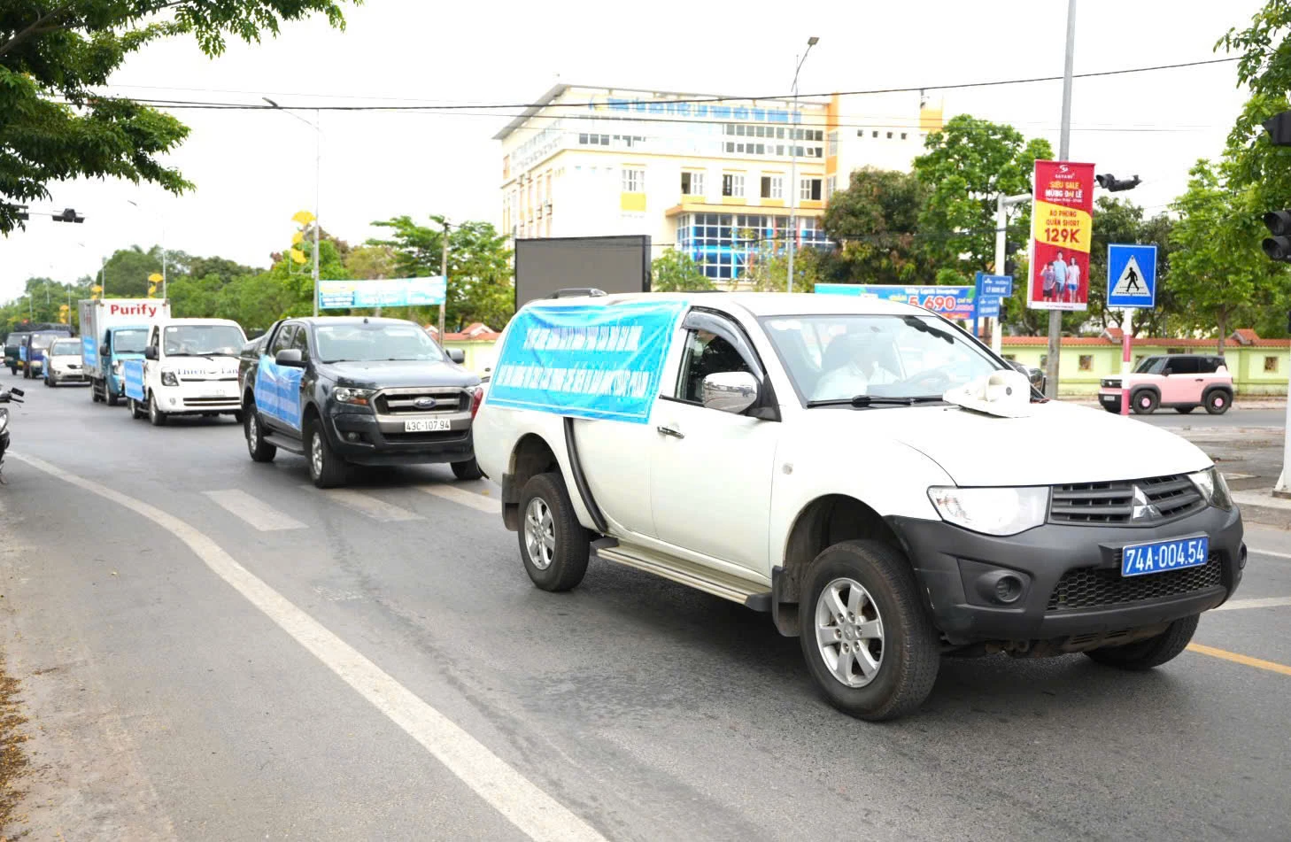 Diễu hành, biểu dương lực lượng, tạo khí thế hưởng ứng mạnh mẽ “Tháng hành động vì an toàn thực phẩm” năm 2026 - Ảnh: T.Đ