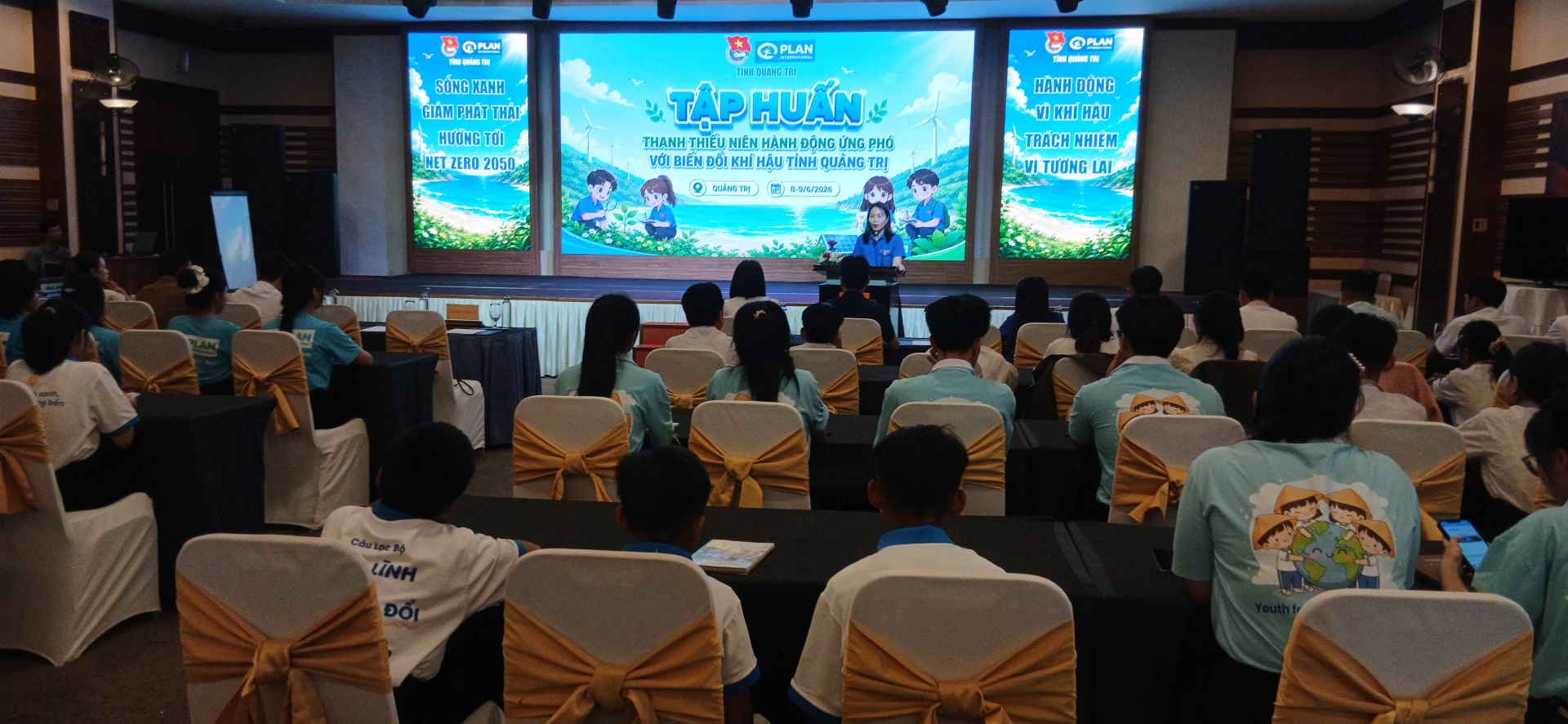 Ảnh: H.Đ Quang cảnh lớp tập huấn.