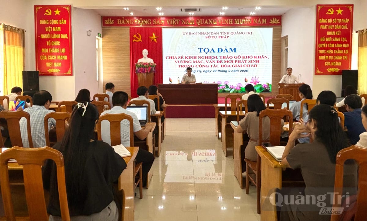 Chia sẻ kinh nghiệm, tháo gỡ khó khăn trong công tác hòa giải ở cơ sở