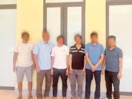 Công an xã Tân Thành: Bắt quả tang 6 đối tượng cá độ bóng đá trái phép