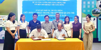Ký kết hợp đồng truyền thông về phòng, chống thiên tai