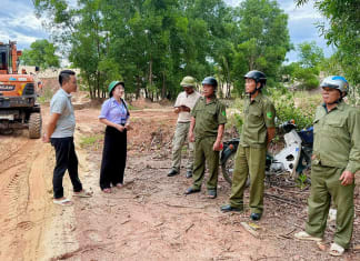 Kịp thời kiểm tra, ngăn chặn hành vi khai thác cát trái phép
