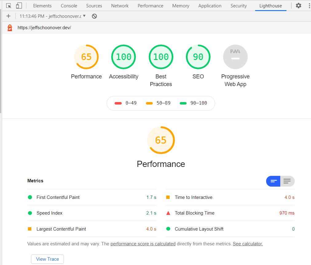 Lighthouse first report