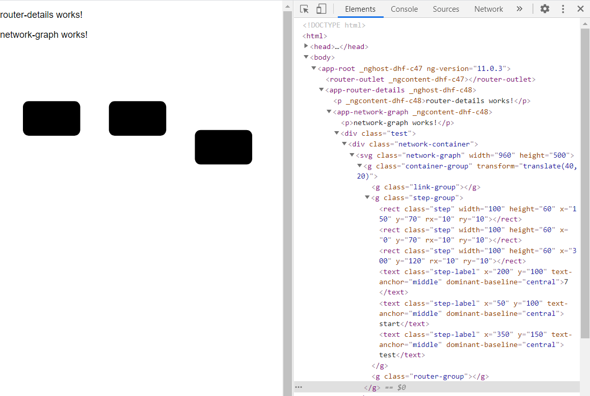 Rendering a reuseable D3 network / process flow diagram in Angular