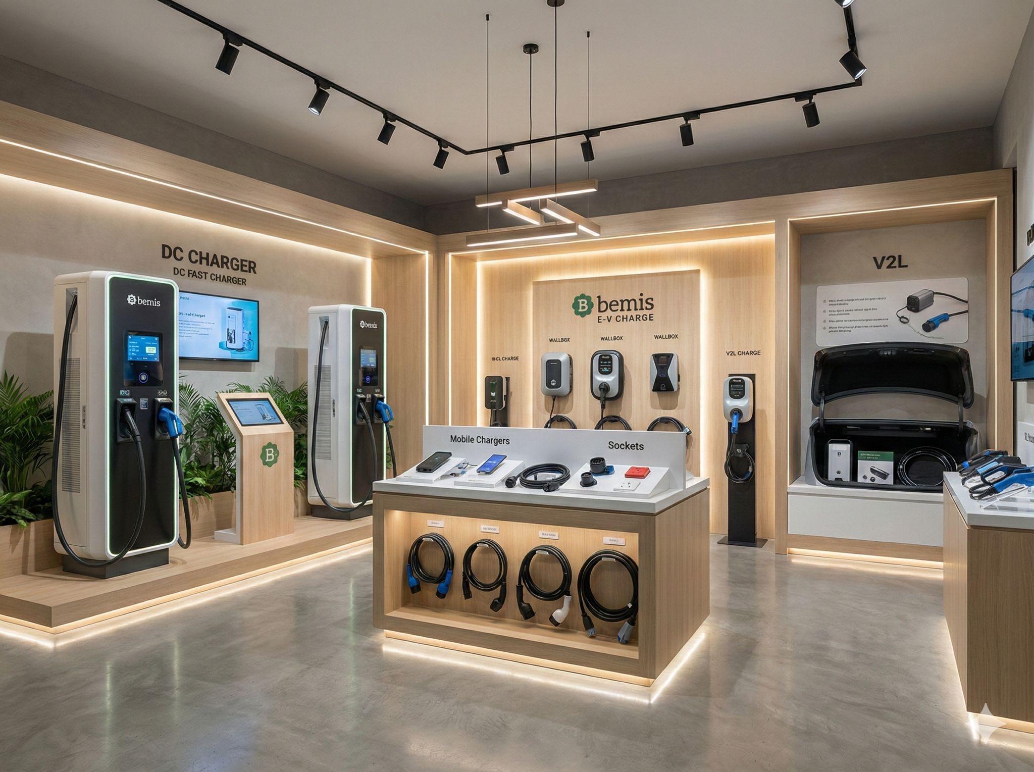Bemis E-V Charge elektrikli araç şarj istasyonu referans projesi
