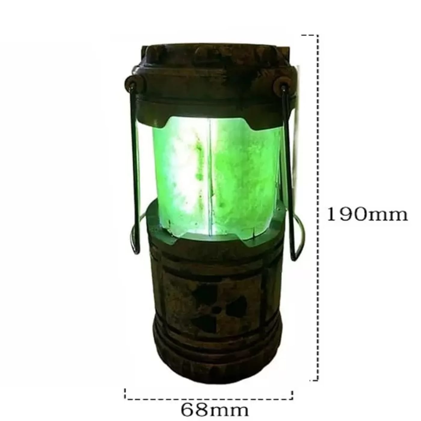 Nuclear Lantern Lamp- Green