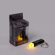 Rechargeable Minecraft Torch Keychain with charging cable thumbnail 1