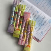 Charm Pop Pens- Purple Yellow thumbnail 1
