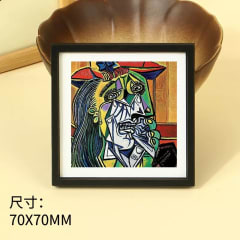 Pablo Picasso Crying Woman Fridge Magnet thumbnail 1
