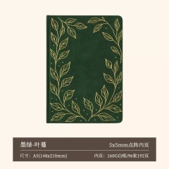 Green Dotted Notebook thumbnail 1