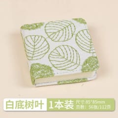 Mini Watercolour Sketchbook White Leaf Background thumbnail 1