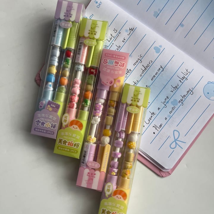 Charm Pop Pen- Purple Green