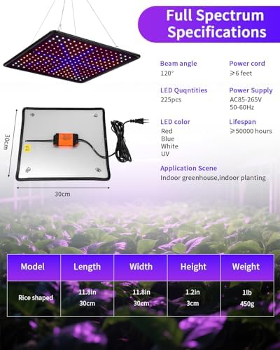 Vue 7 de Lampe Led Horticole Croissance