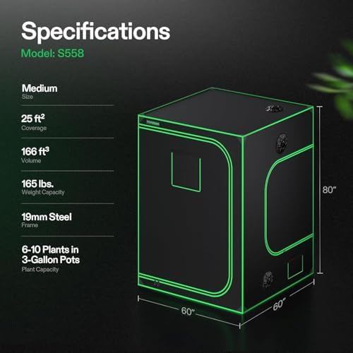 Vue 7 de Vivosun Tente De