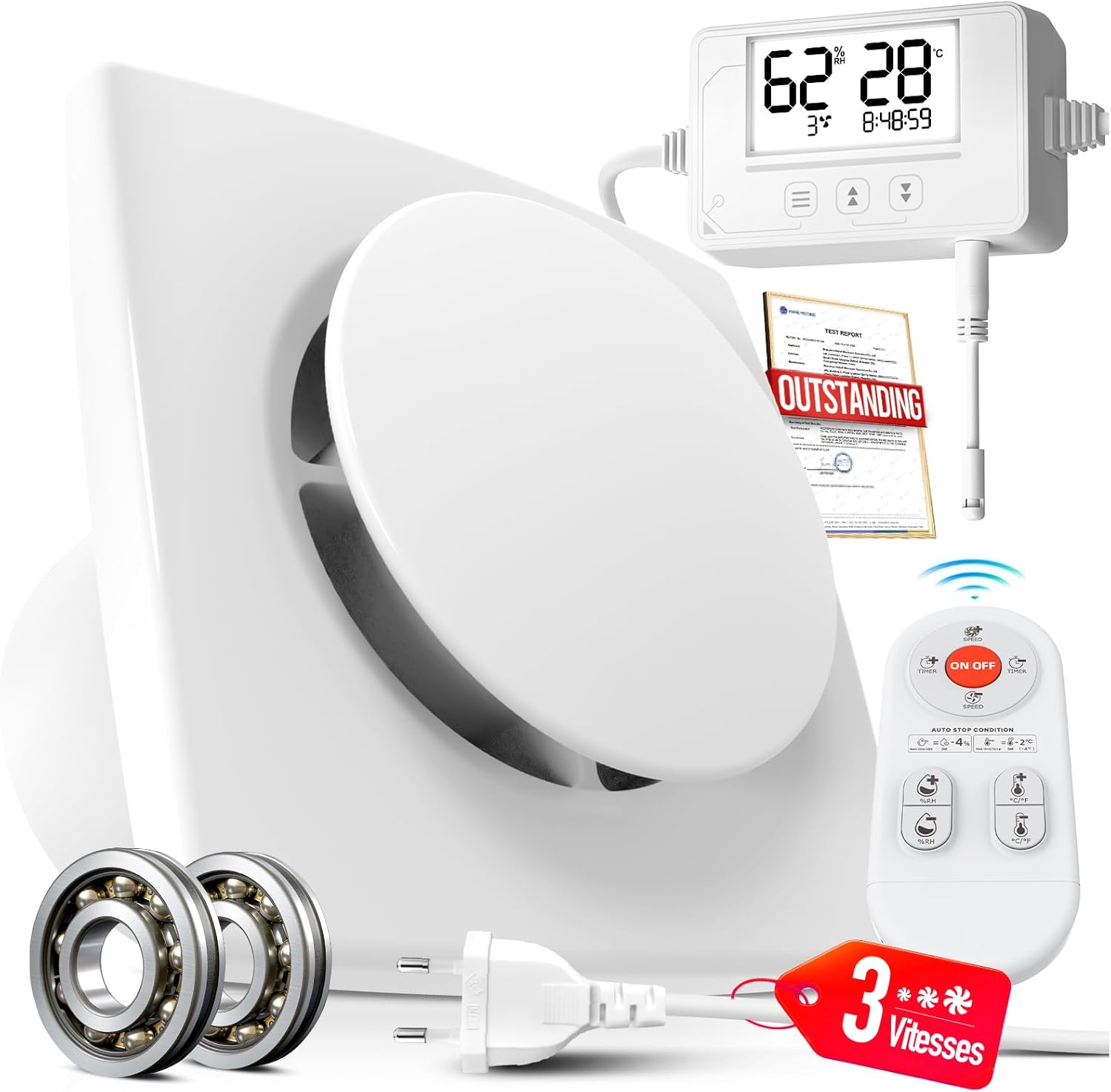 Sbonni Mm Ventilateur Extracteur