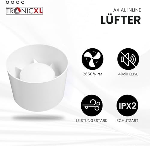 Vue 2 de Tronicxl Ventilateur Dextraction Dair