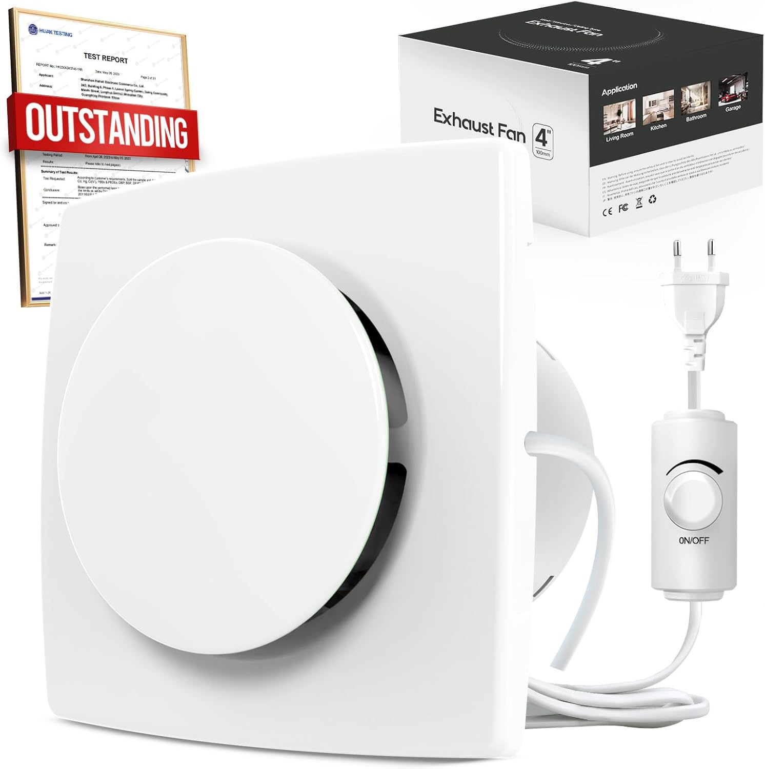Bumsou Ventilateur Extracteur Dair