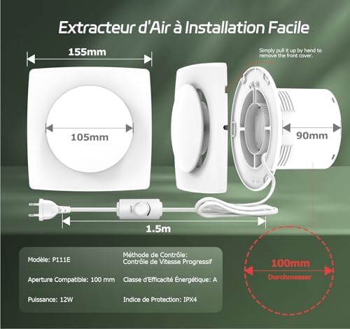 Vue 6 de Bumsou Ventilateur Extracteur Dair
